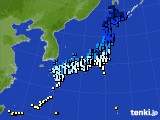 アメダス実況(気温)(2020年12月14日)