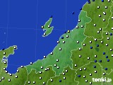 2020年12月14日の新潟県のアメダス(風向・風速)