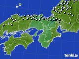 2020年12月15日の近畿地方のアメダス(降水量)