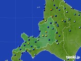 道央のアメダス実況(積雪深)(2020年12月15日)