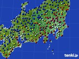 関東・甲信地方のアメダス実況(日照時間)(2020年12月15日)