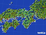 近畿地方のアメダス実況(日照時間)(2020年12月15日)