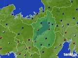 滋賀県のアメダス実況(日照時間)(2020年12月16日)