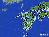 2020年12月16日の九州地方のアメダス(気温)