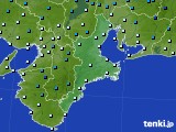 三重県のアメダス実況(気温)(2020年12月16日)