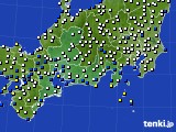 東海地方のアメダス実況(風向・風速)(2020年12月16日)
