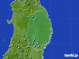 2020年12月17日の岩手県のアメダス(降水量)