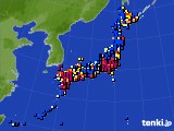 2020年12月17日のアメダス(日照時間)