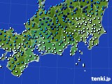 東海地方のアメダス実況(気温)(2020年12月17日)