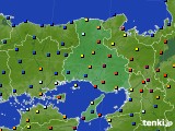 兵庫県のアメダス実況(日照時間)(2020年12月18日)