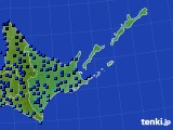 道東のアメダス実況(気温)(2020年12月18日)
