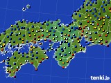 近畿地方のアメダス実況(日照時間)(2020年12月19日)