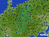 長野県のアメダス実況(日照時間)(2020年12月19日)