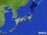 2020年12月19日のアメダス(気温)