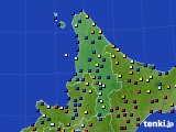 道北のアメダス実況(日照時間)(2020年12月20日)