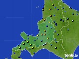 道央のアメダス実況(積雪深)(2020年12月21日)