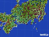 東海地方のアメダス実況(日照時間)(2020年12月21日)