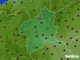 群馬県のアメダス実況(日照時間)(2020年12月22日)