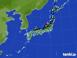 2020年12月23日のアメダス(積雪深)