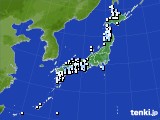 2020年12月24日のアメダス(降水量)