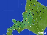 道央のアメダス実況(積雪深)(2020年12月24日)