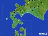 道南のアメダス実況(積雪深)(2020年12月24日)