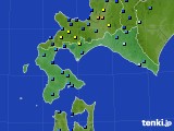 道南のアメダス実況(積雪深)(2020年12月25日)