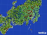 関東・甲信地方のアメダス実況(日照時間)(2020年12月29日)