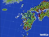 九州地方のアメダス実況(日照時間)(2020年12月29日)