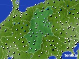 2020年12月29日の長野県のアメダス(気温)