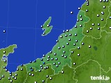 新潟県のアメダス実況(降水量)(2020年12月30日)