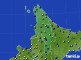 道北のアメダス実況(積雪深)(2020年12月30日)