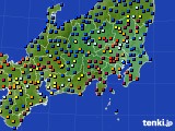 関東・甲信地方のアメダス実況(日照時間)(2020年12月30日)