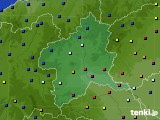 2020年12月30日の群馬県のアメダス(日照時間)