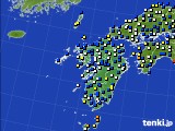 九州地方のアメダス実況(風向・風速)(2020年12月30日)