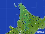 道北のアメダス実況(積雪深)(2020年12月31日)