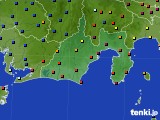 静岡県のアメダス実況(日照時間)(2020年12月31日)