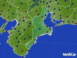 三重県のアメダス実況(日照時間)(2020年12月31日)