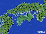 2020年12月31日の四国地方のアメダス(気温)