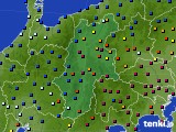 2021年01月01日の長野県のアメダス(日照時間)