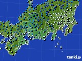 東海地方のアメダス実況(気温)(2021年01月01日)