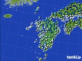 九州地方のアメダス実況(気温)(2021年01月01日)