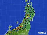 2021年01月02日の東北地方のアメダス(積雪深)