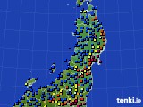 東北地方のアメダス実況(日照時間)(2021年01月02日)