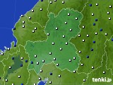 岐阜県のアメダス実況(風向・風速)(2021年01月02日)