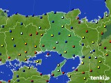 兵庫県のアメダス実況(日照時間)(2021年01月03日)
