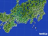 東海地方のアメダス実況(気温)(2021年01月03日)