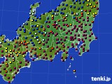 関東・甲信地方のアメダス実況(日照時間)(2021年01月04日)