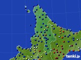 道北のアメダス実況(日照時間)(2021年01月04日)