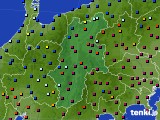 長野県のアメダス実況(日照時間)(2021年01月04日)